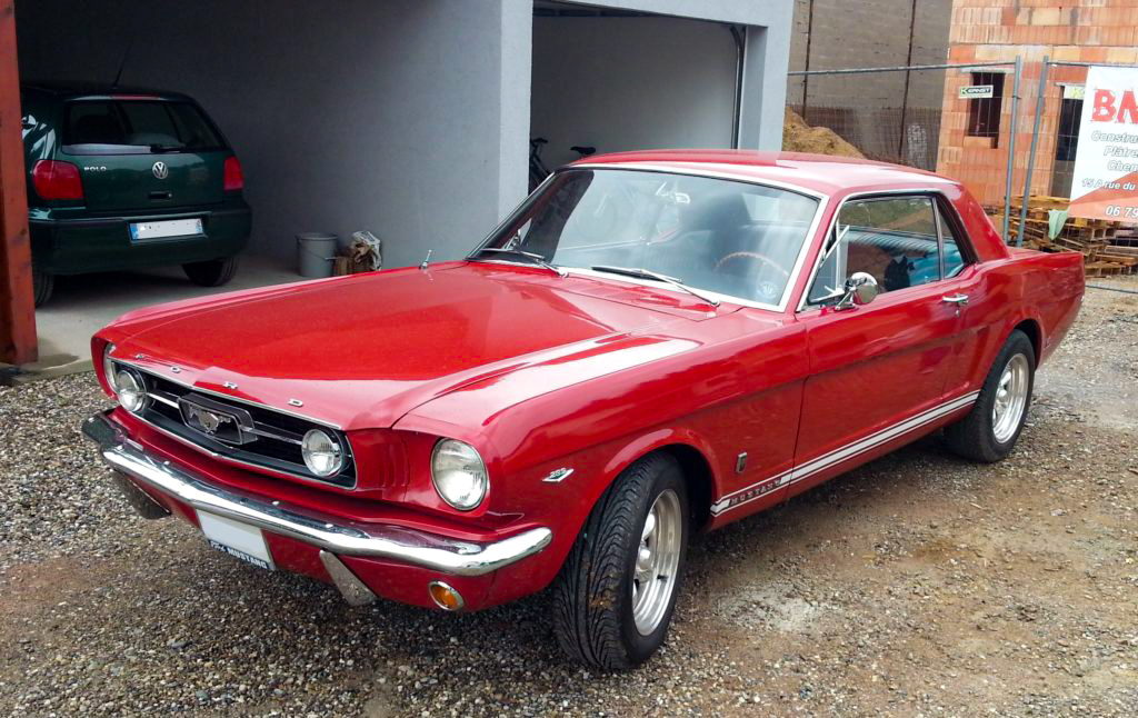Mustang GT 1966 Export as purchased, before French export details were reinstalled