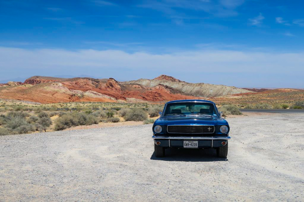 Calamity Jane on the road during the 2018 Southwest road trip.