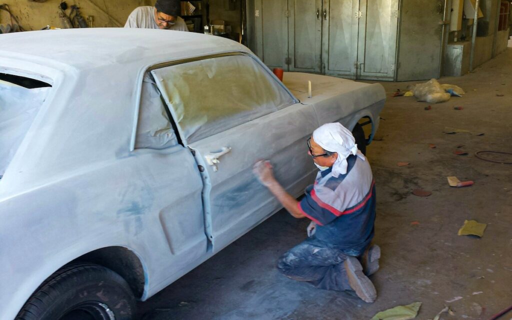 The reality check. Before becoming a daily-driven Mustang, the inline-six coupe required serious restoration work.