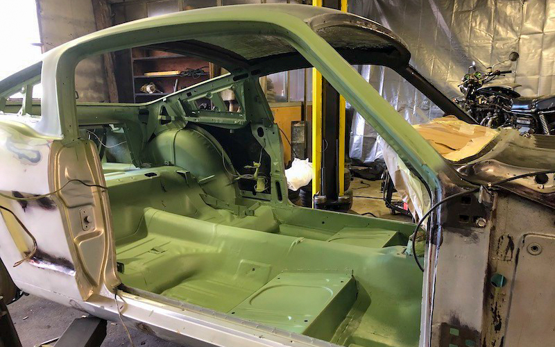 Inside and out, multiple layers of primer and paint are carefully applied to ensure long-term protection and durability.