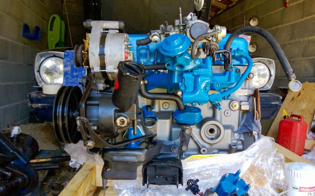 A brand-new engine, rebuilt and reassembled, ready to bring the Mustang II back to life after years of uncertainty.