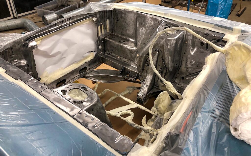 Refreshed engine bay of David’s 1967 Shelby GT500 after careful mechanical work